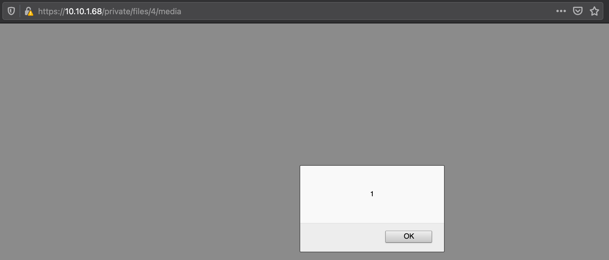 XSS through JavaScript embedded in an SVG file uploaded to a workspace.